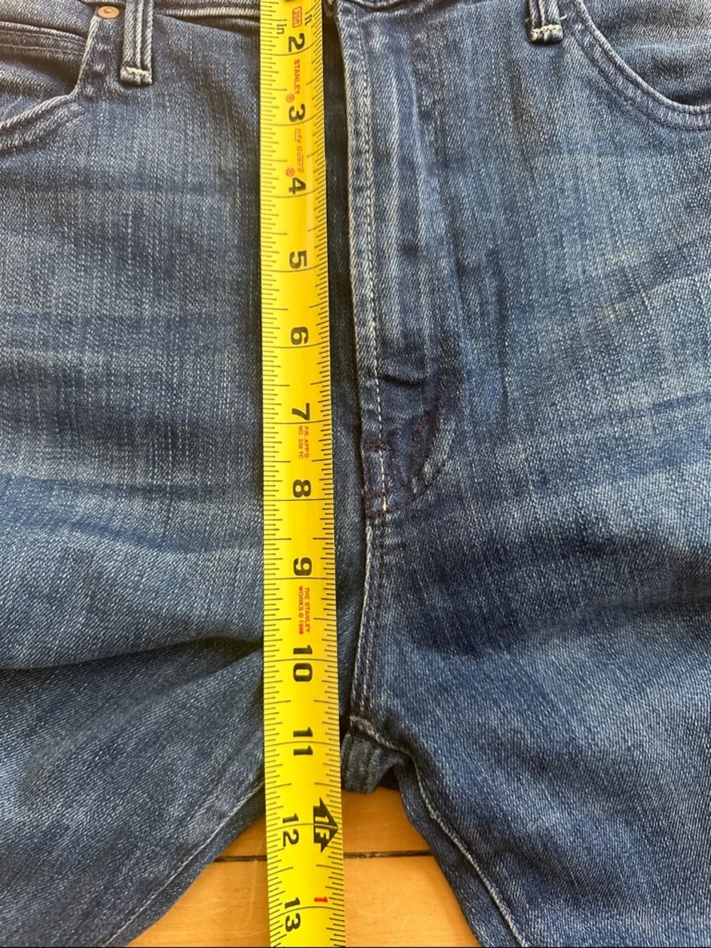 MOTHER High Waisted Rascal Slit Flip - Picture 12 of 13